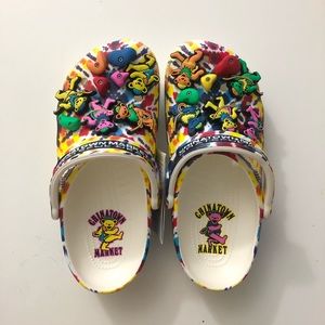 SOLD Crocs X Chinatown Market grateful dead